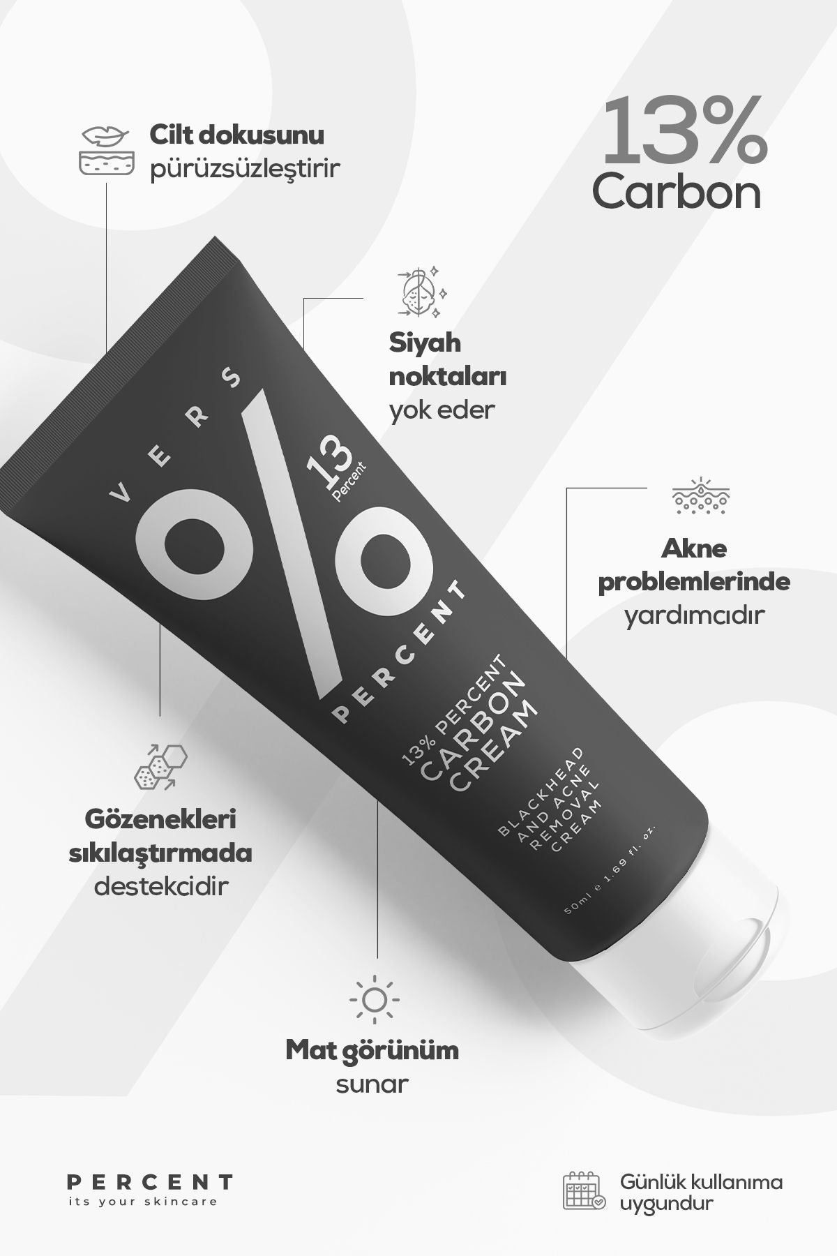 Percent Siyah Nokta Karşıtı Krem