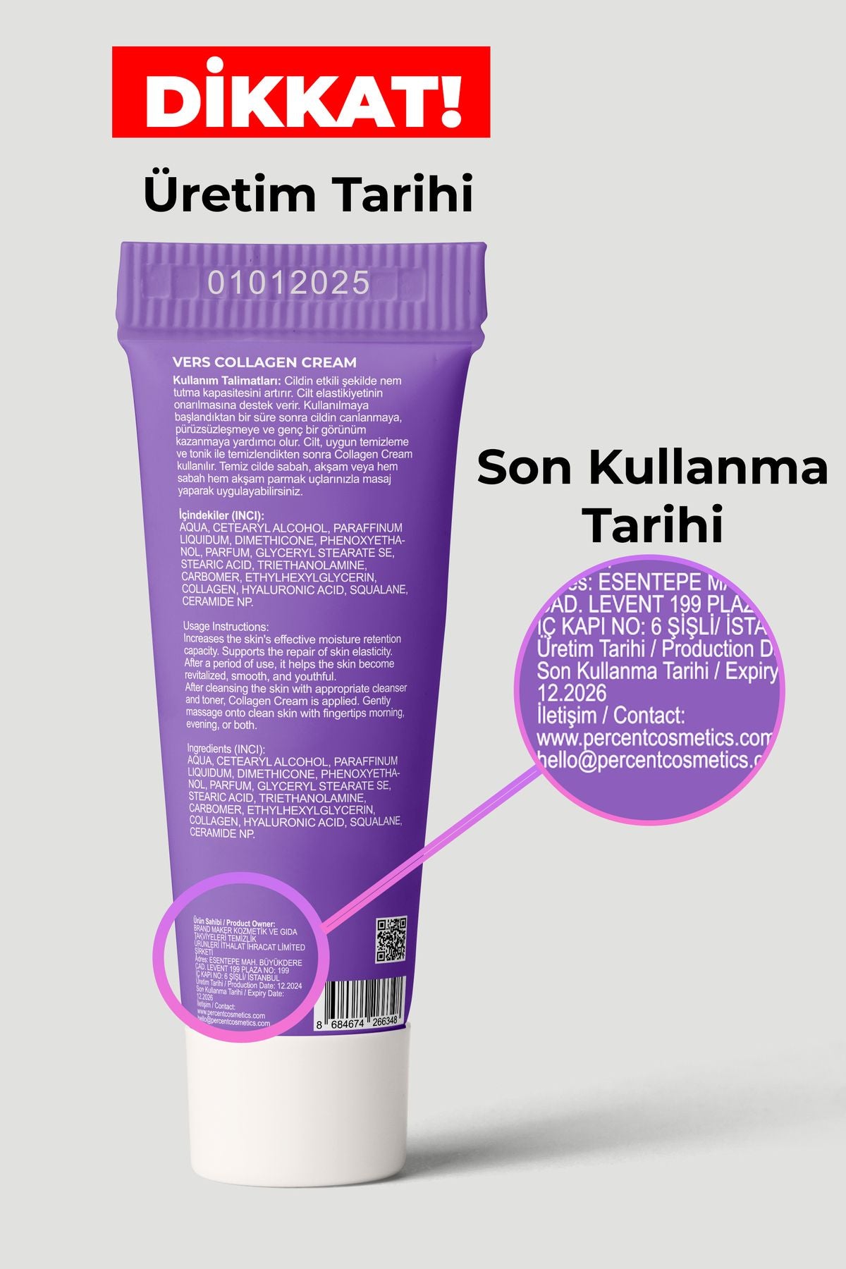 Percent Onarıcı ve Anti-Aging Etkili Krem