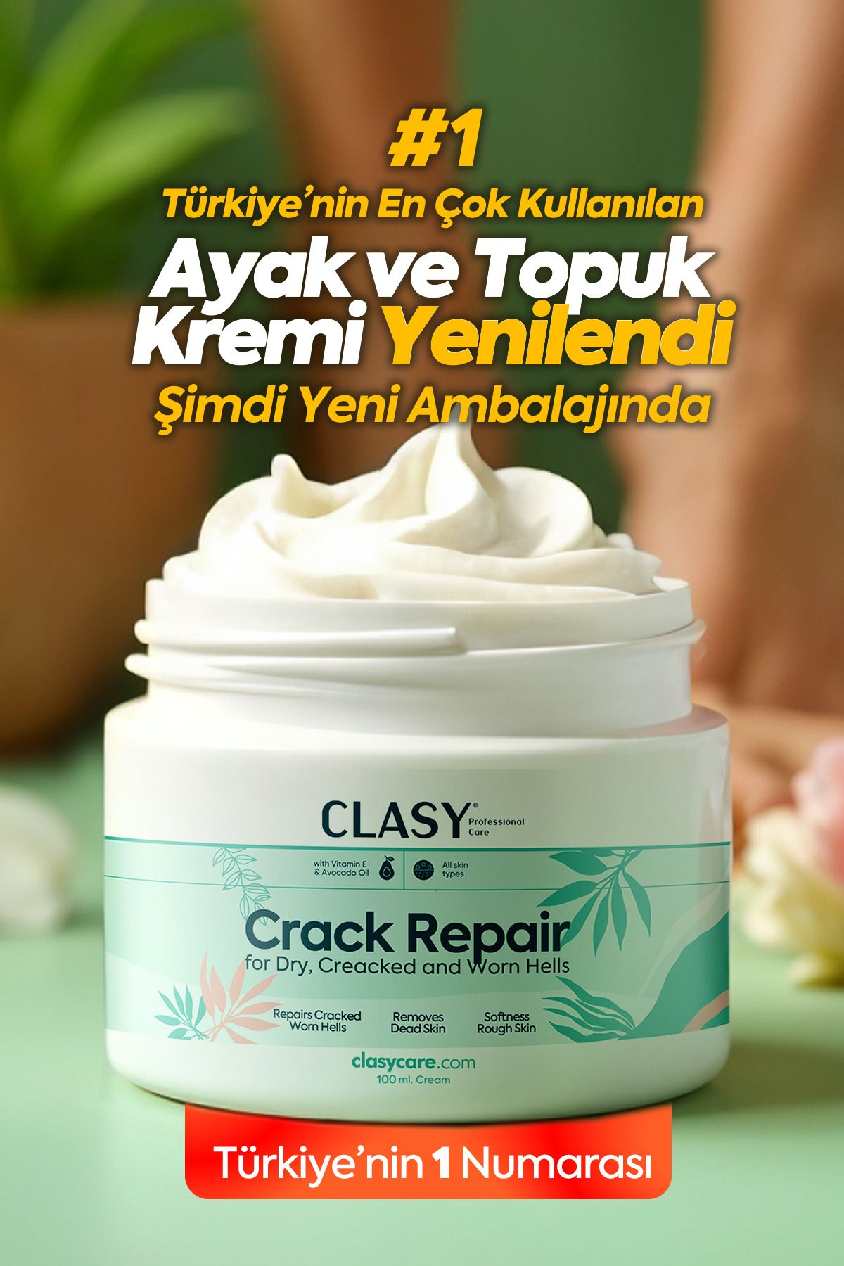 Çatlak Onarıcı Topuk Kremi