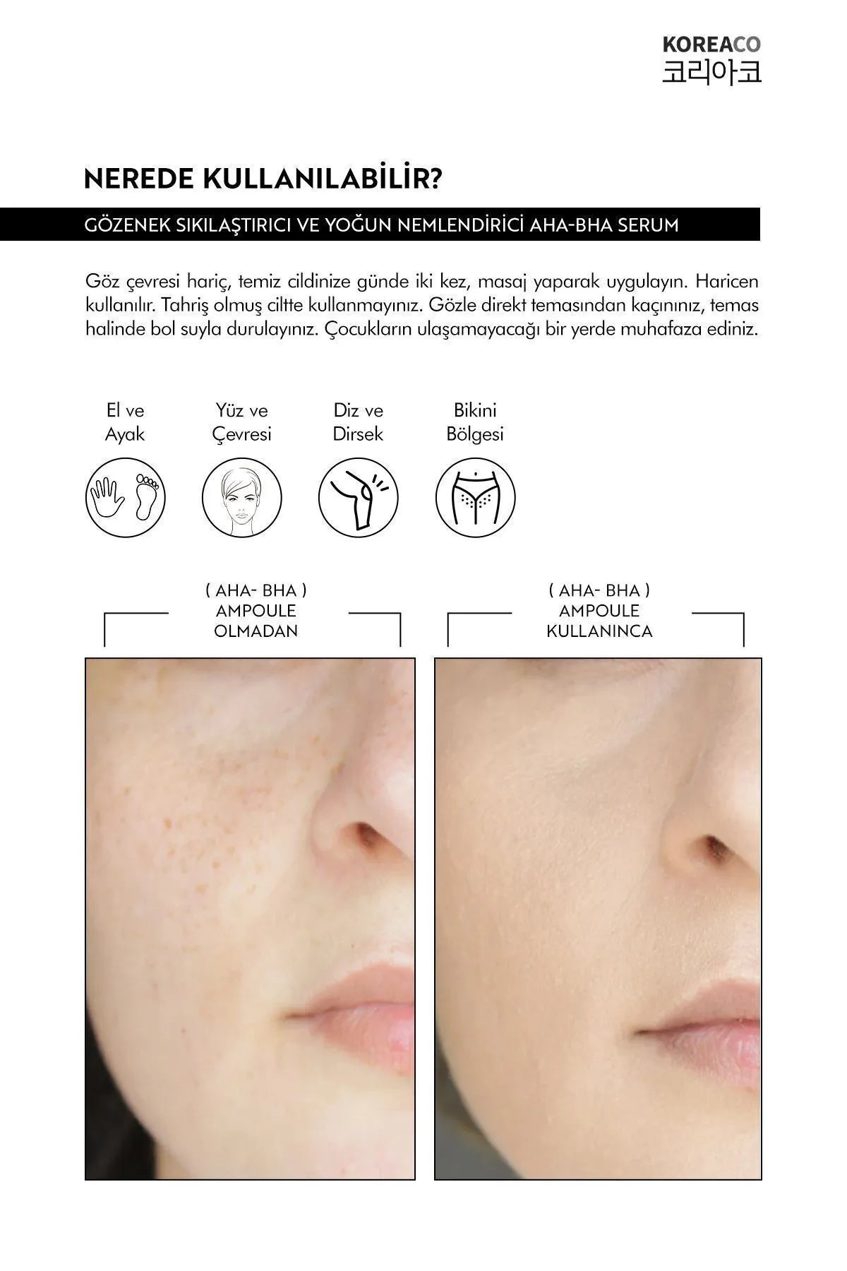 Aha & Bha Canlandırıcı & Gözenek Sıkılaştırıcı Ve Nemlendirici Ampoule