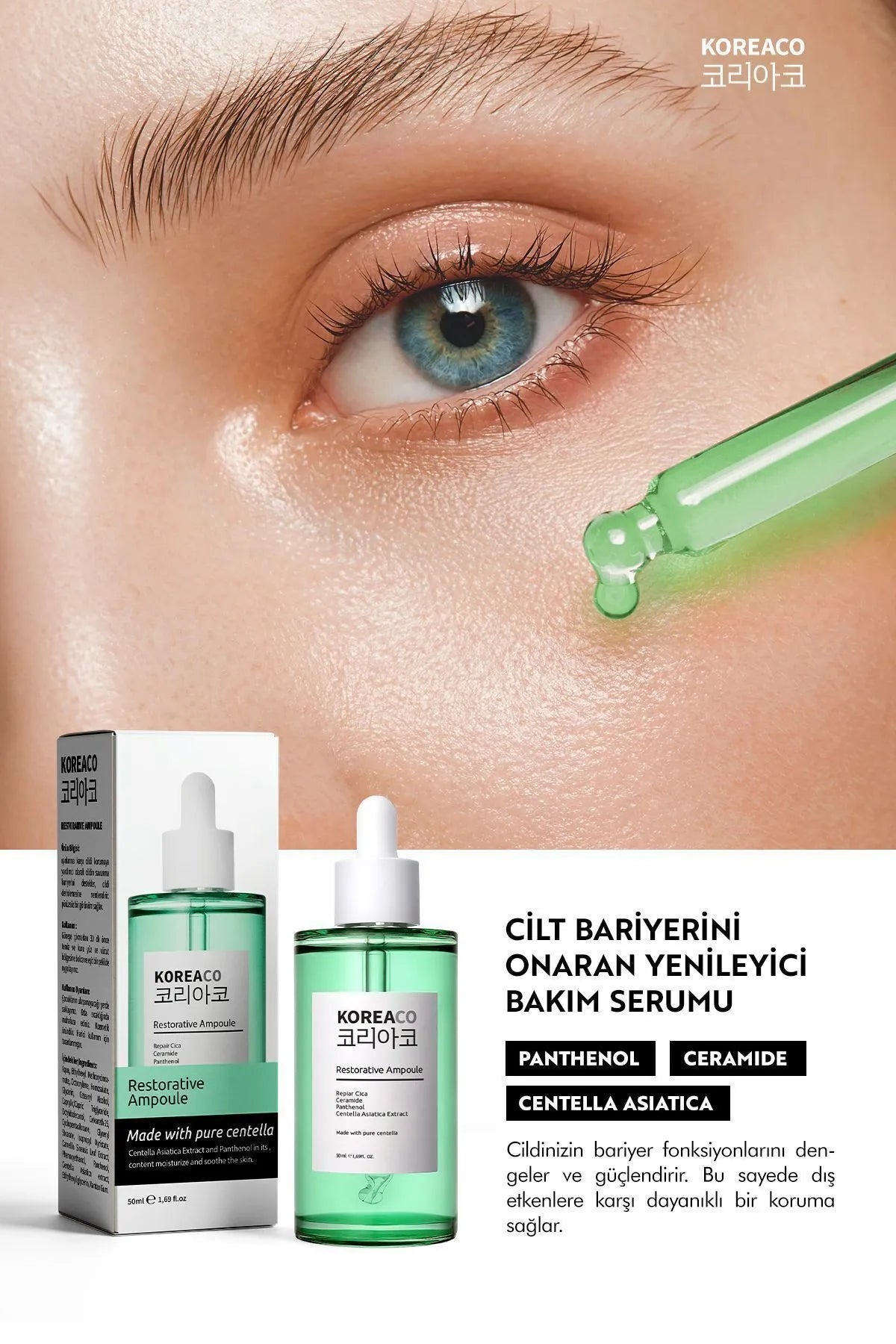 Centella & Cica & Ceramide - Onarıcı, Aydınlatıcı Ampoule